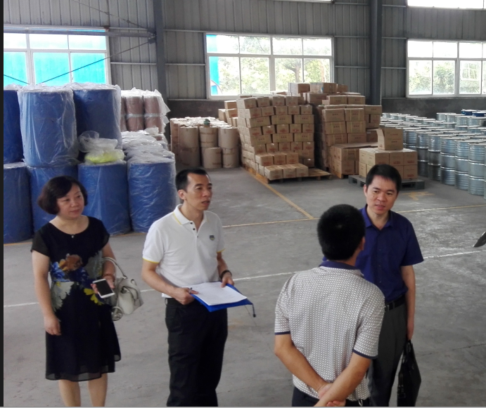 省國資公司林禮誼總會計師一行到權屬企業(yè)森美達公司開展調研2.png